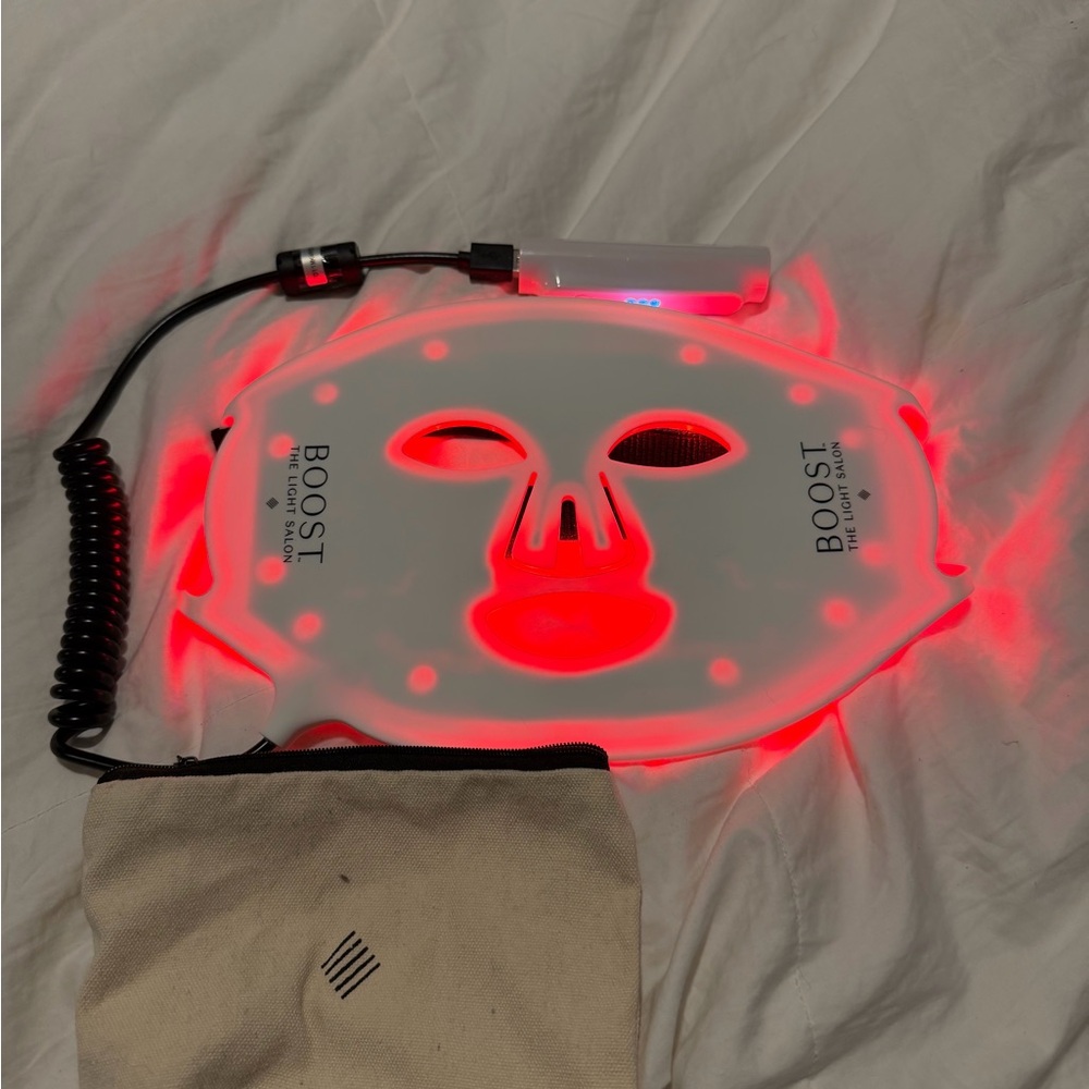 The Light Salon Boost LED Face Mask with Red Light Therapy